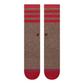 Stance Sock Monkey Crew Socks Brown Large Uk7-11