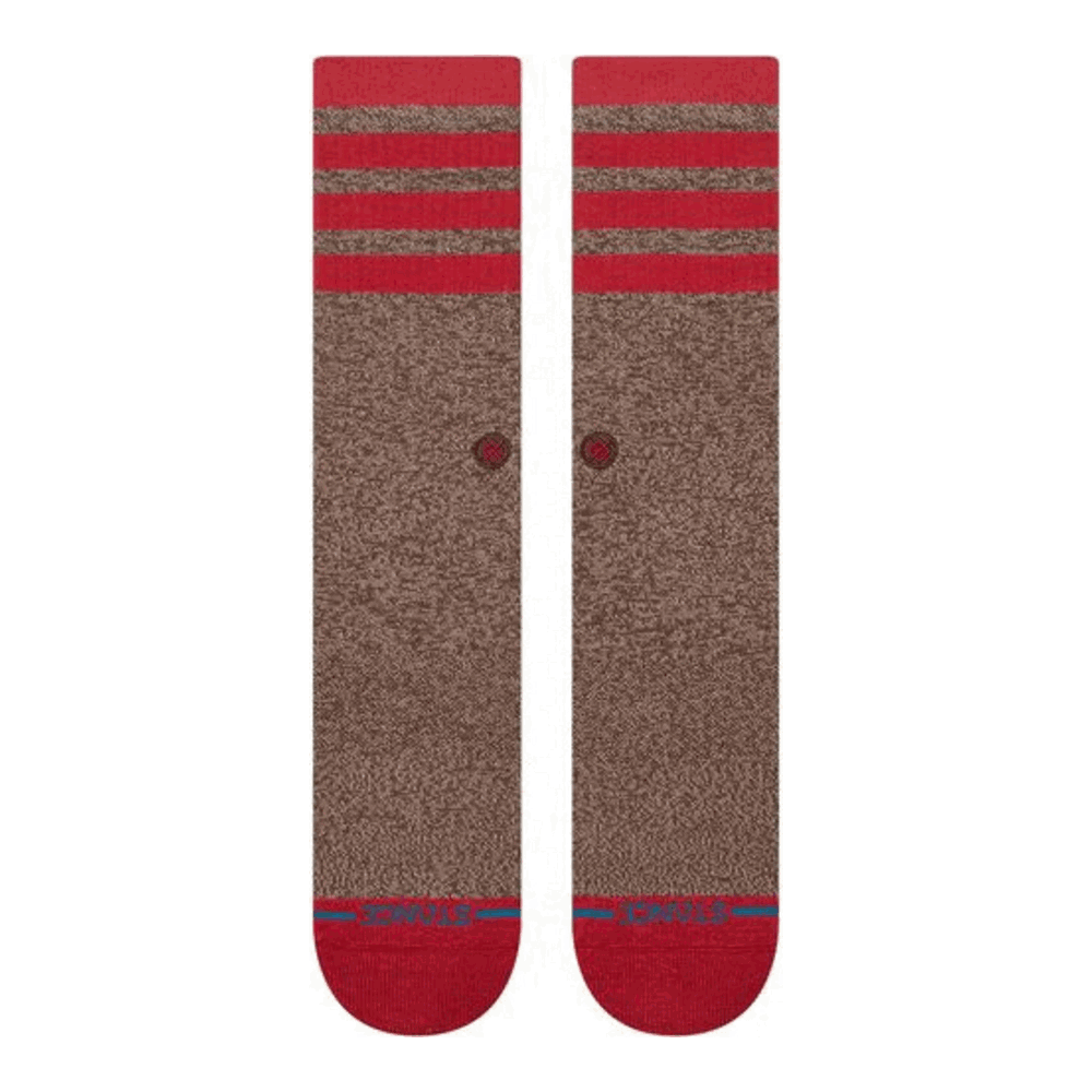 Stance Sock Monkey Crew Socks Brown Large Uk7-11