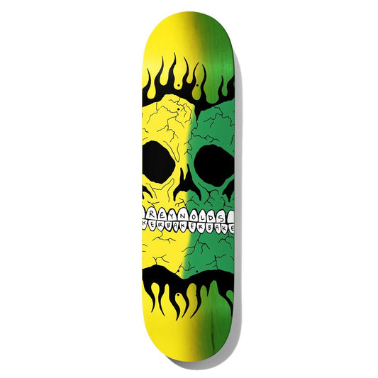Baker Andrew Reynolds Rasta Skull Skateboard Deck B2 8.38"