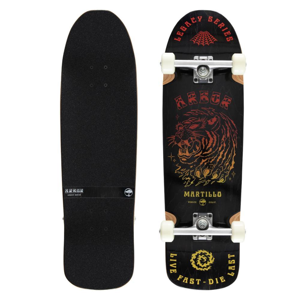 Arbor Street Complete Skateboard Legacy Martillo Spellbound Multi 9"