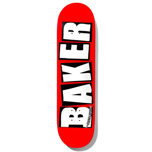 Baker Brand Logo White Skateboard Deck 8.0"
