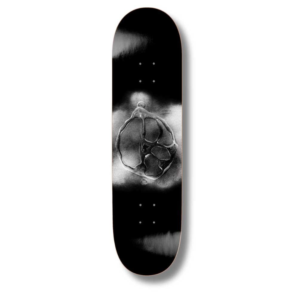 Polar Skateboards Team Stroke Logo Black Skateboard Deck 8.25"
