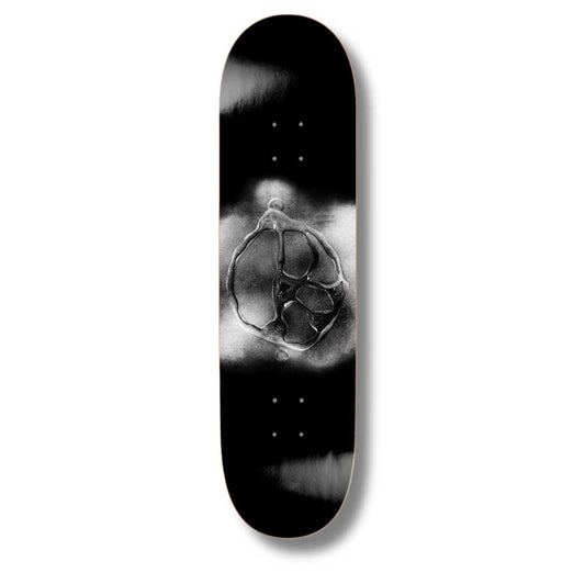Polar Skateboards Team Stroke Logo Black Skateboard Deck 8.25"
