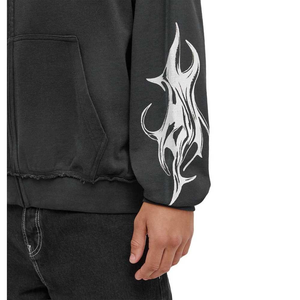DC Shoe Co Sharp Point Zip Up Hooded Sweatshirt Black