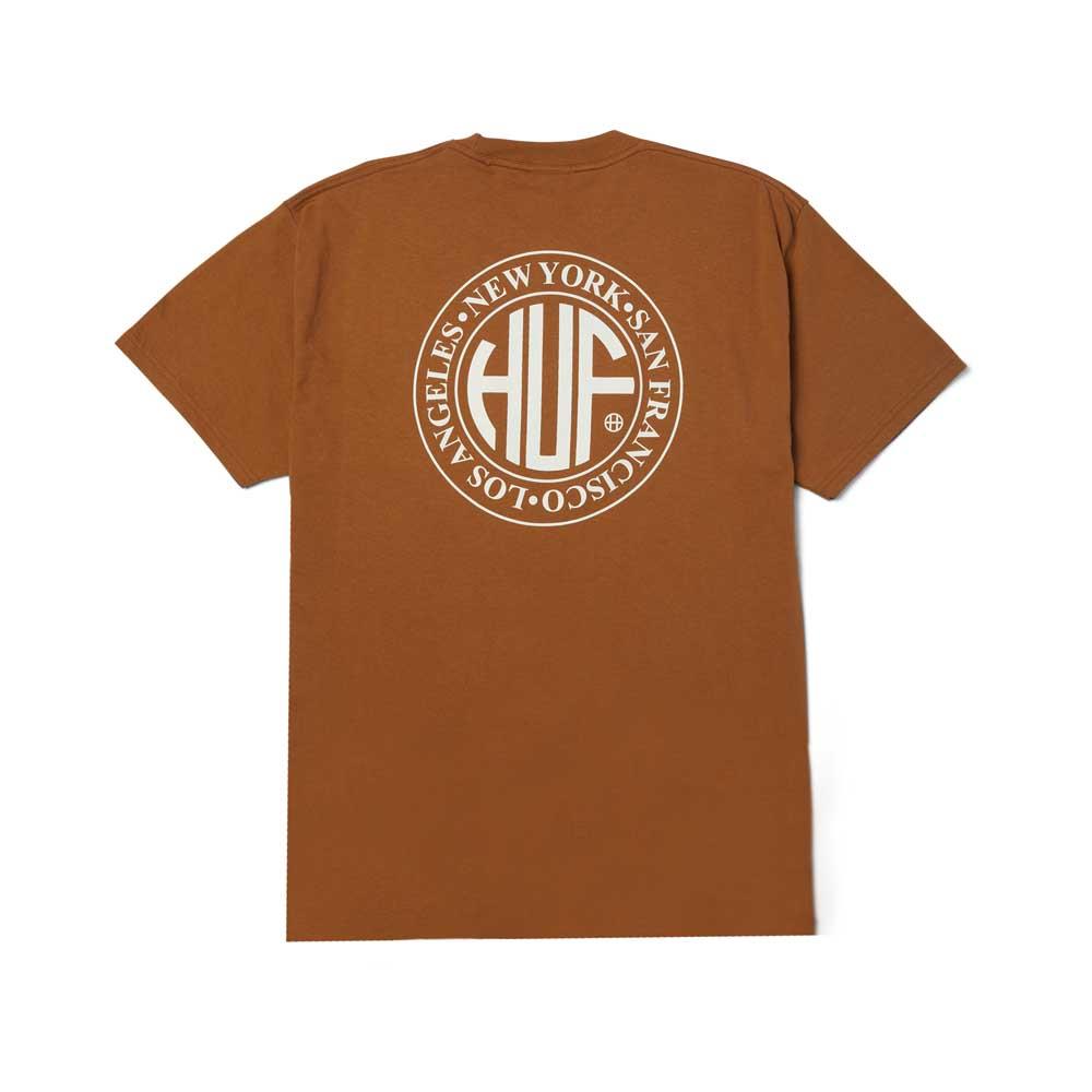 Huf Regional Short Sleeve T-Shirt Sugar White