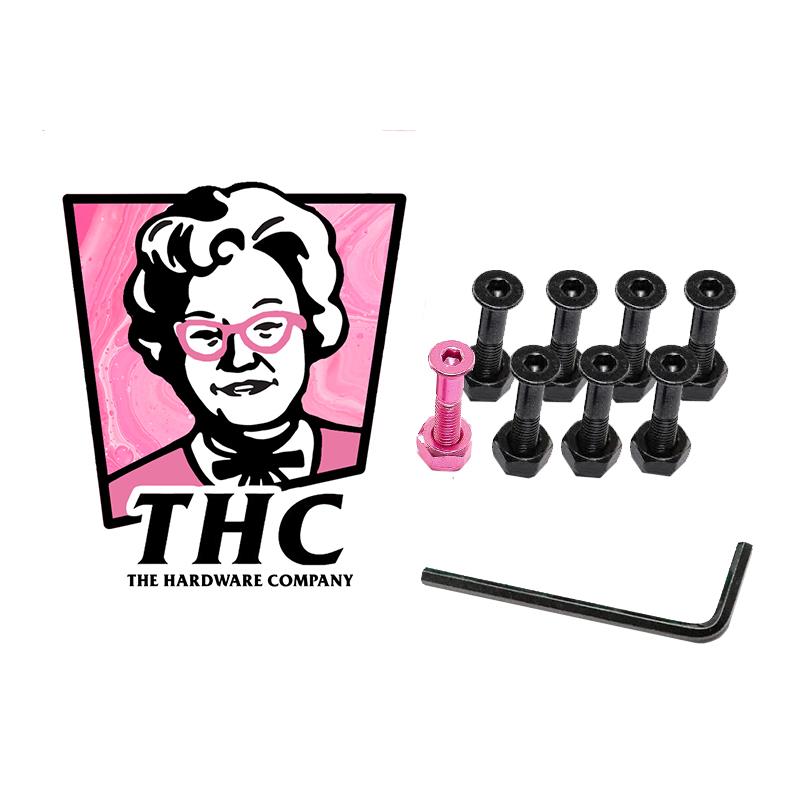 The Hardware Company THC LTD Mrs Colonel 1" Allen Bolts And Nuts Pink