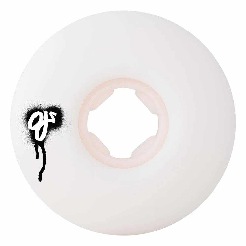 OJ Skateboard Wheels Throw Ups Chubbies 101a White 56mm