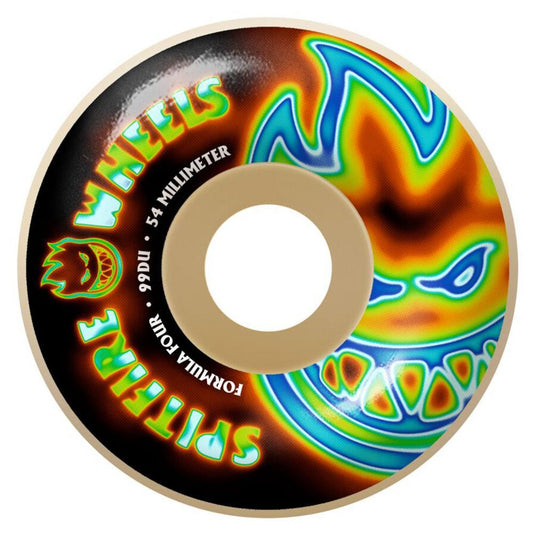 Spitfire Formula Four Skateboard Wheels Radioactive Bighead 99a Natural 54mm