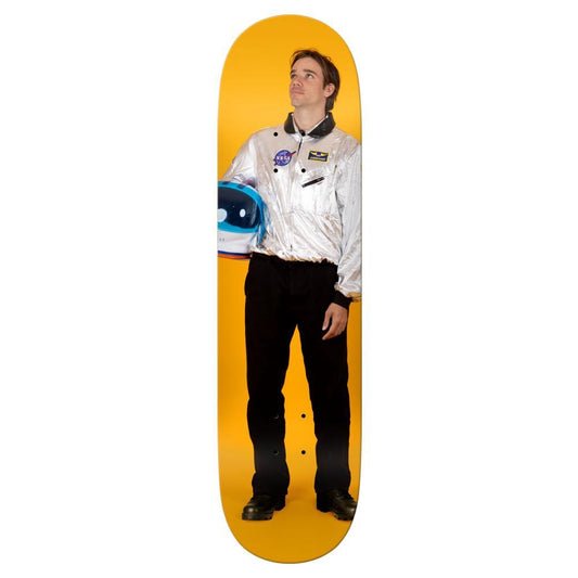Real Skateboards Jimmy Wilkins Astronaut Yellow Skateboard Deck 8.5"