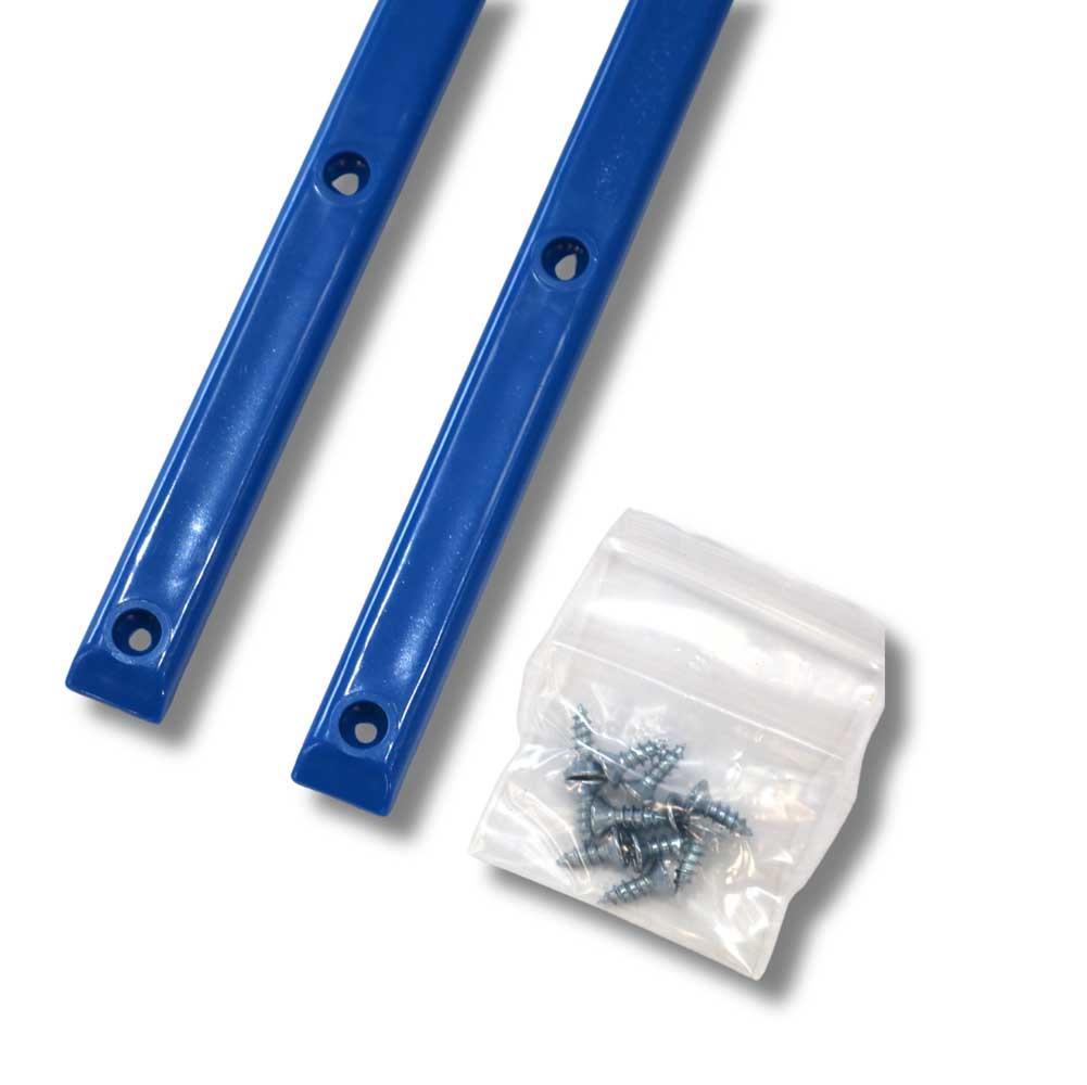 G-Tool Skateboard Rails 2 Pack Low Profile Blue