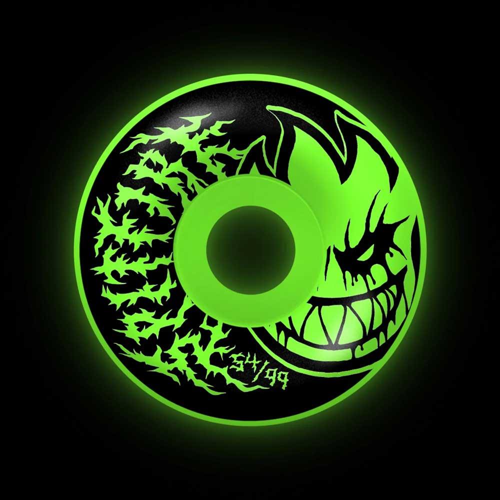 Spitfire Formula Four Deathmask II Glow In The Dark Bighead Radial Full 54mm 99a