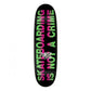 Santa Cruz VX Skateboard Deck Kendall Street Art Collage Brown 9"
