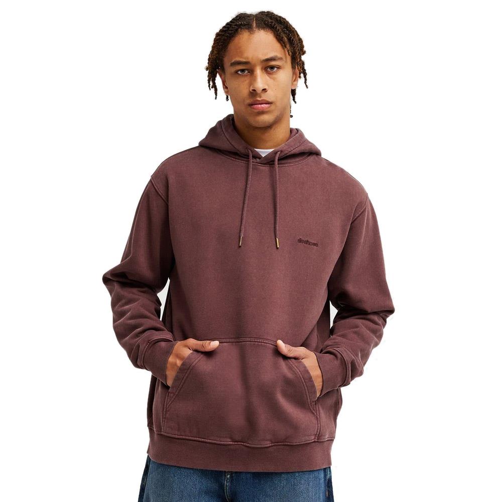 DC Shoe Co Lowcase Pullover Hooded Sweatshirt Coffee Bean Brown
