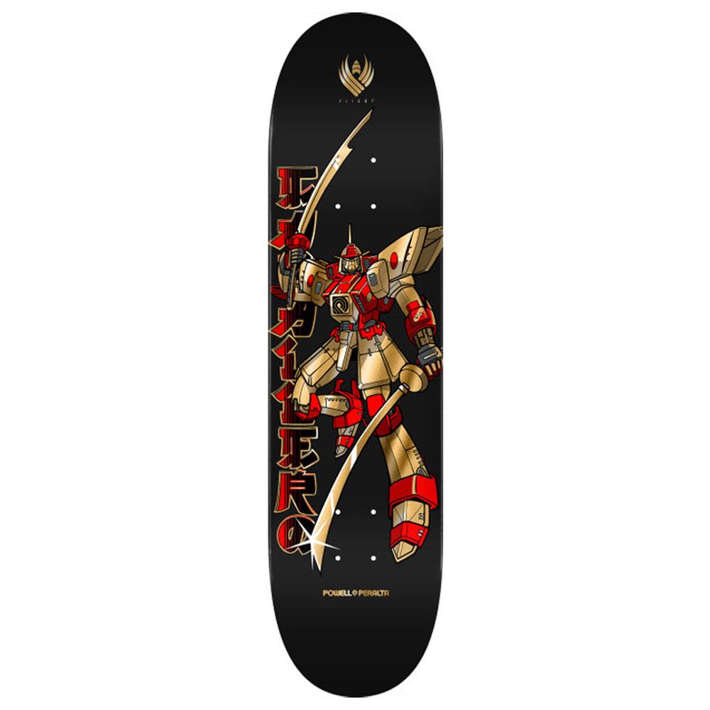 Powell Peralta FLIGHT Steve Caballero 'Gundam' Black Gold Skateboard Deck 8.5"