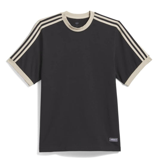 Adidas Skateboarding Ringer T-Shirt Black Khaki Three