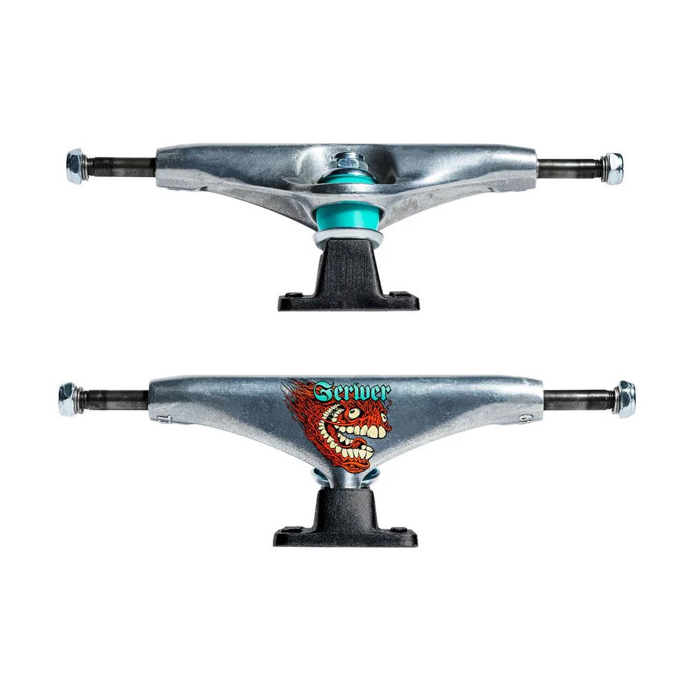 Thunder Skateboard Trucks Gerwer Screaming Grimple Pro Polished  Black T-II 148mm 8.25"