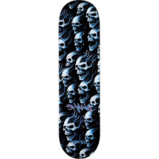 April Shane O'Neill Full Dead Black Dip Skateboard Deck 8.5"