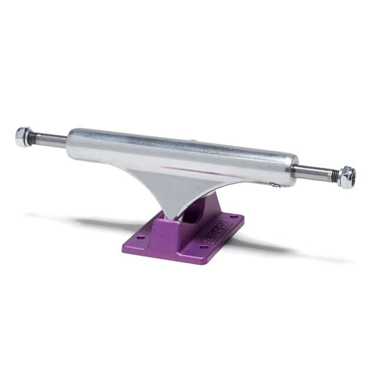 Slappy ST1 Skateboard Trucks Hollow Lights Purple 8"