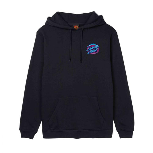 Santa Cruz Skateboards Hooded Sweatshirt Wooten Cyber Black