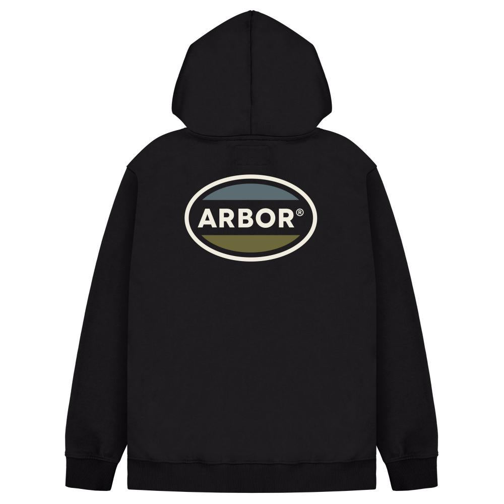 Arbor Skateboards Hood Foundry Hooded Sweatshirt Black