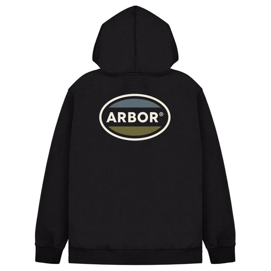 Arbor Skateboards Hood Foundry Hooded Sweatshirt Black