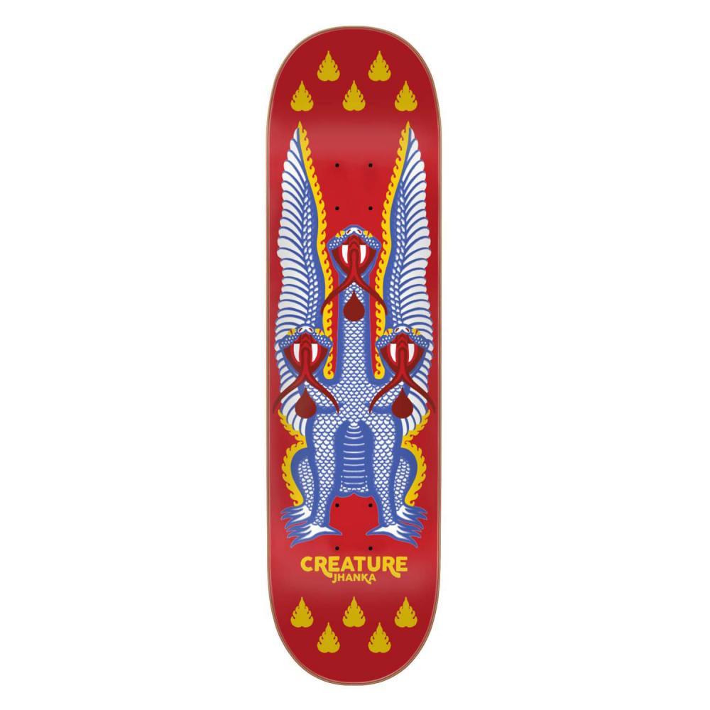 Creature Skateboard Skateboard Deck Jhanka Snakes Pro Red 8.375"