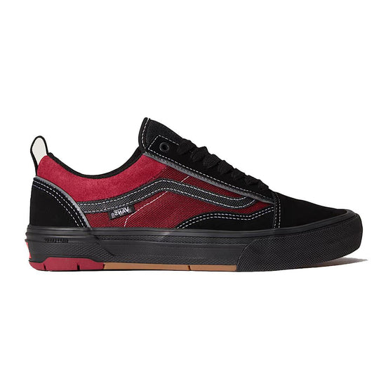 Vans Skate Old Skool Wafflecup Shoes Black Red