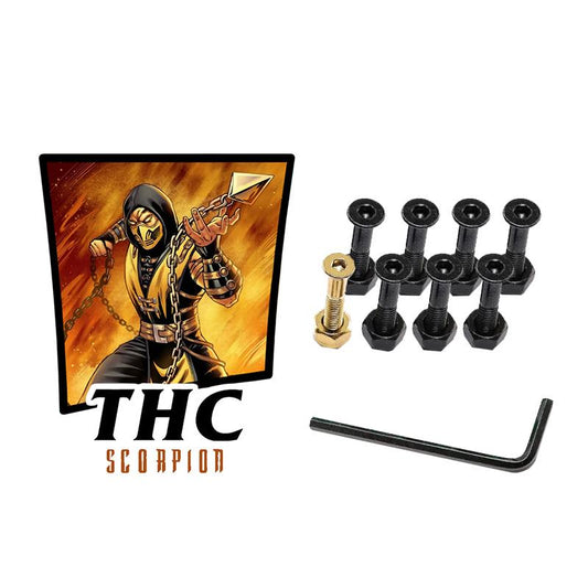 The Hardware Company THC LTD Scorpion 1"Allen Nuts And Bolts Gold