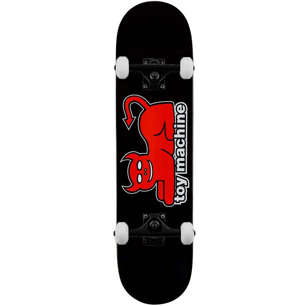 Toy Machine Devil Cat Large Complete Skateboard Multi 8.38"