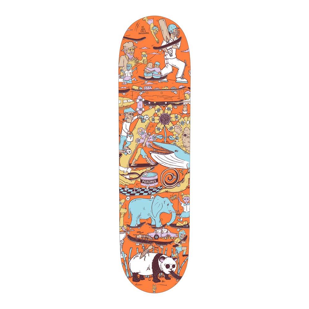 Drawing Boards Skateboard Deck 101 Series Skateboard Deck 3 8.25"