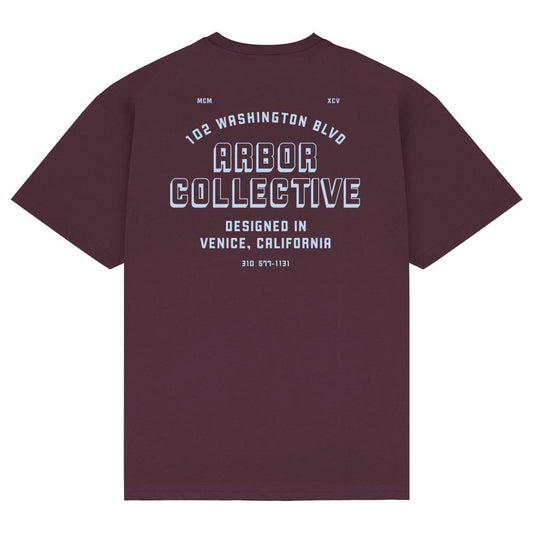 Arbor Skateboards Bodega T-Shirt Mulberry