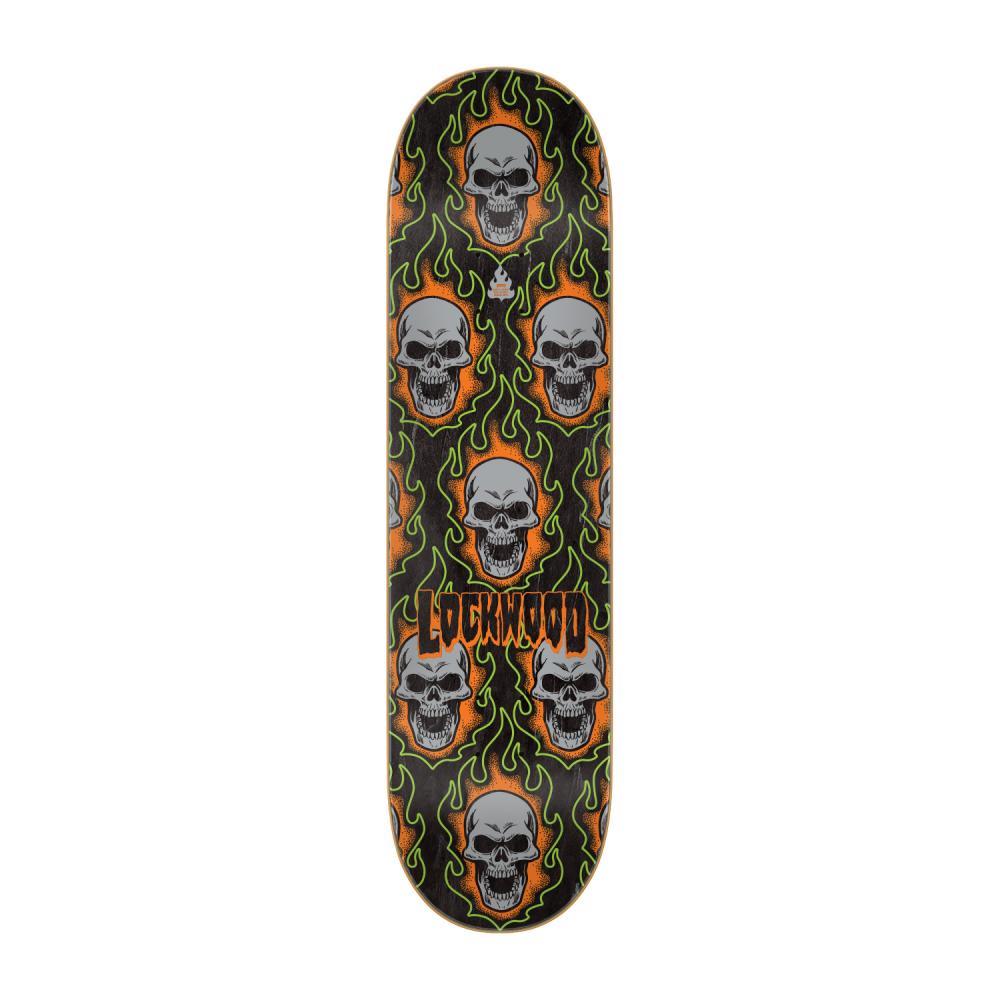 Creature Pro Lockwood Bonehead Pro Black Assorted Skateboard Deck 8.25"
