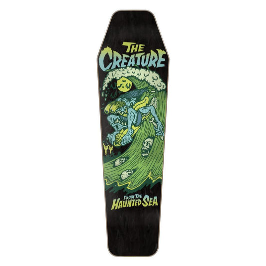 Creature Skateboard Deck Haunted Sea Black/Green 8.47"
