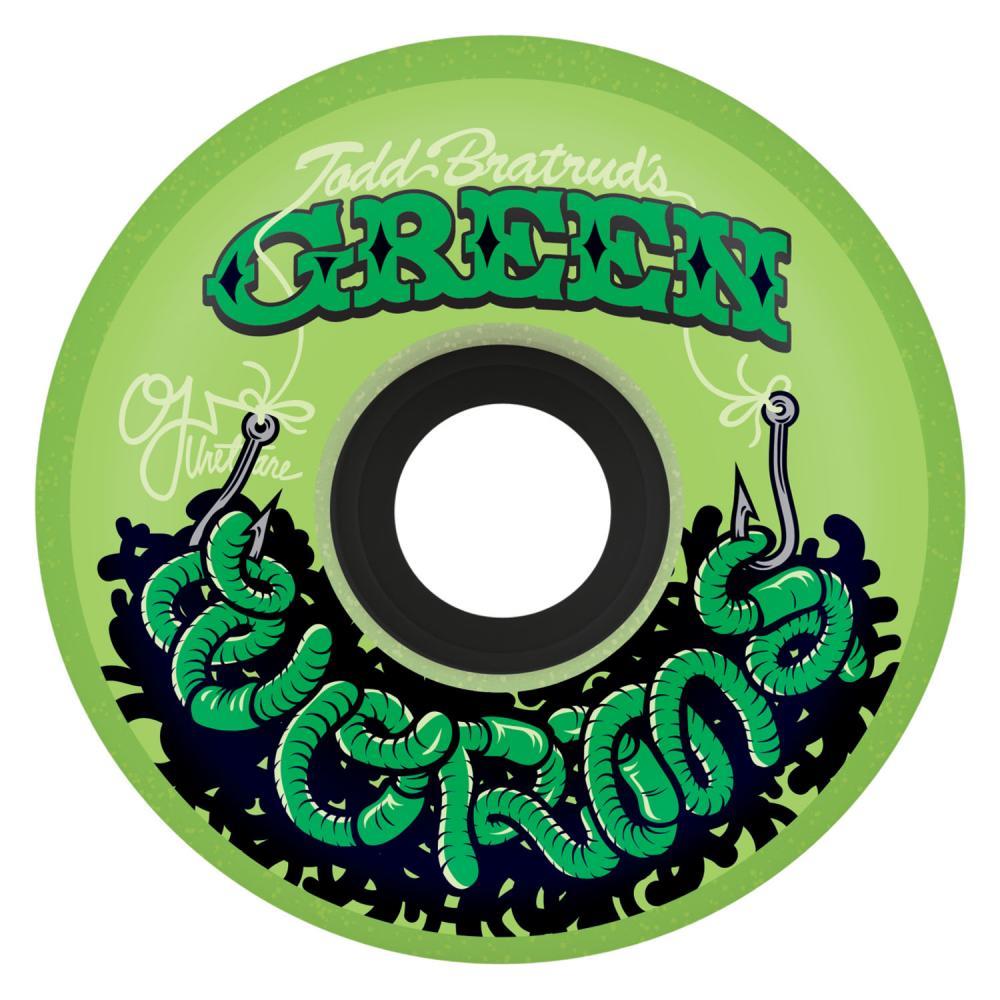 OJ Skateboard wheels Green Worms Super Juice 78a Green/Black 60mm