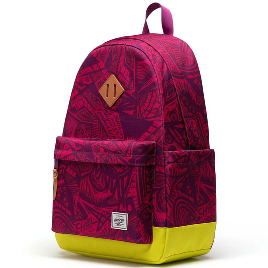 Herschel Heritage Thomas Campbell Backpack Hollyhock Green Primrose Pink