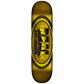 Real Dbx Team Oval Full Skateboard Deck Yellow 8.38"