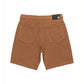 DC Shoe Co Worker Baggy Denim Shorts Chipmunk Overdye Orange