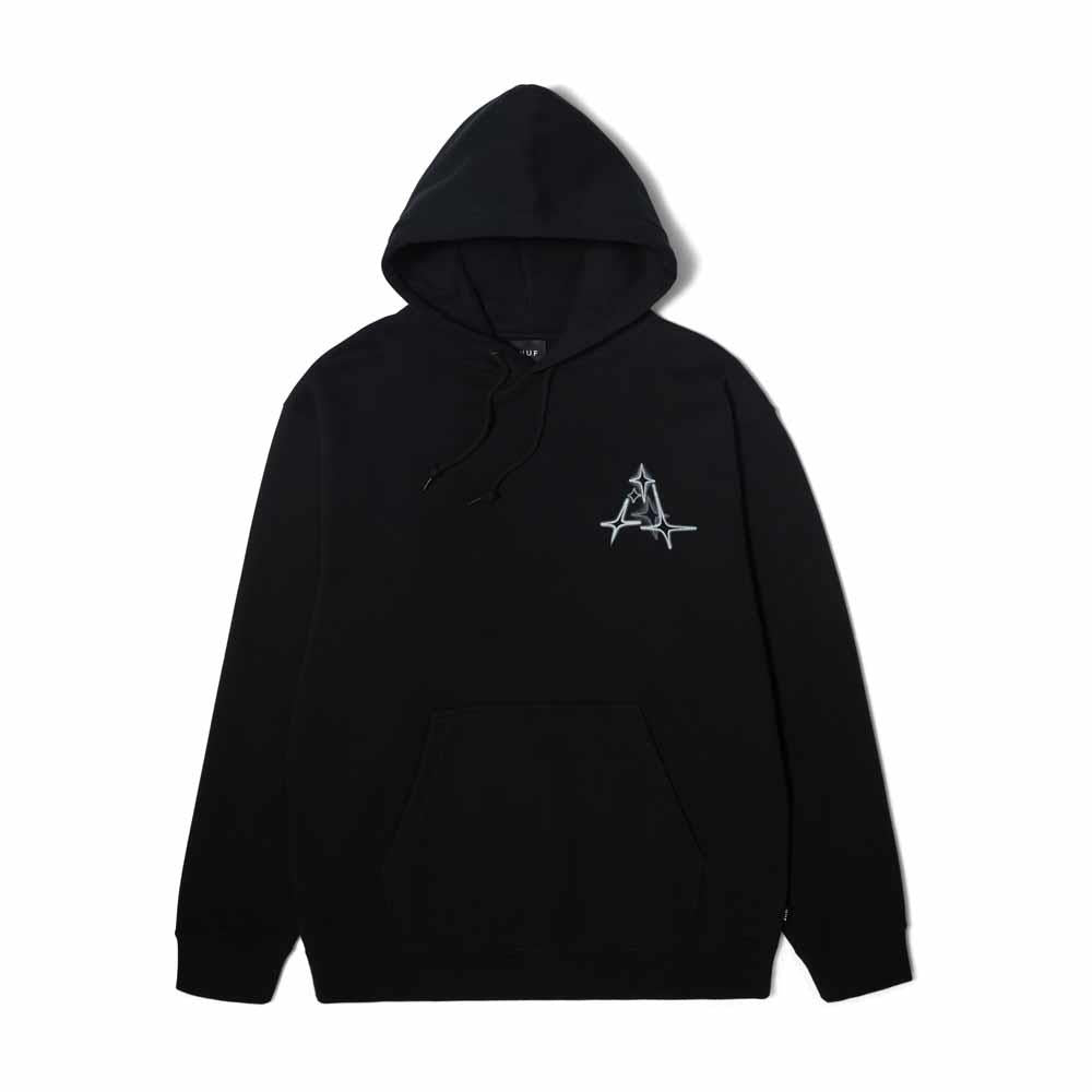 HUF Gleam Pullover Hooded Sweatshirt Black