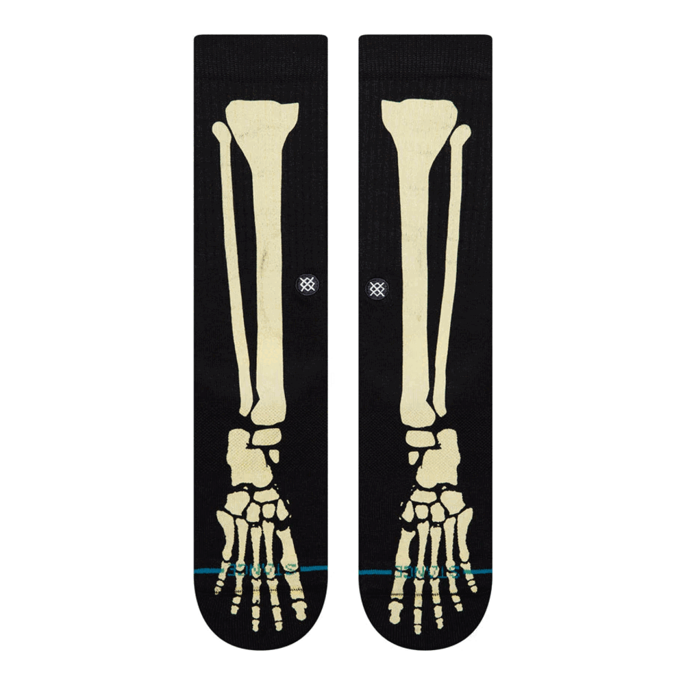 Stance Bones 3 Socks Black Large Uk7-11