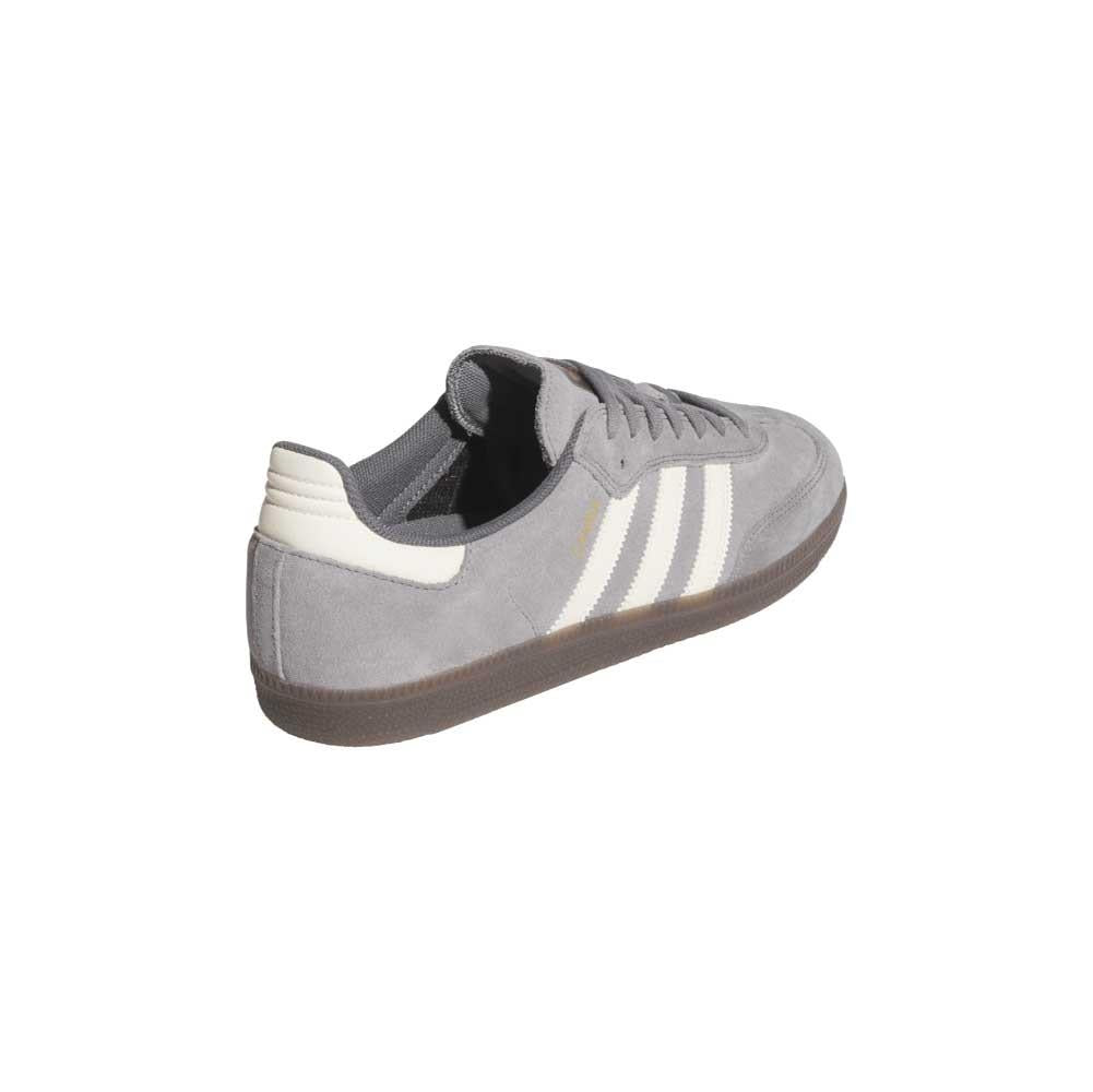 Adidas Skateboarding Samba ADV Grey Four Cre White Grey Heather Skate Shoes
