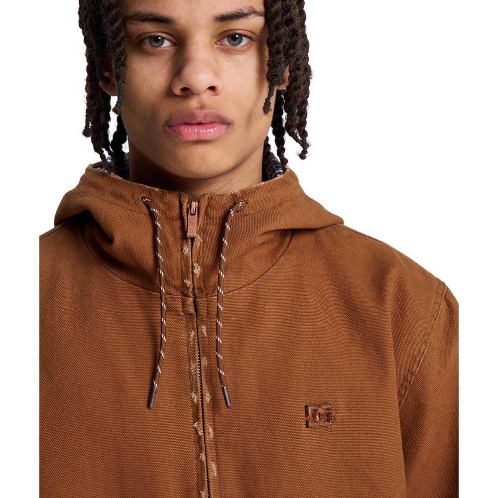 DC Shoe Co Garage Hooded Jacket Toffee