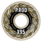 BONES X-Formula P-Rod Pro V5 Sidecut Skateboard Wheels 52mm 95A