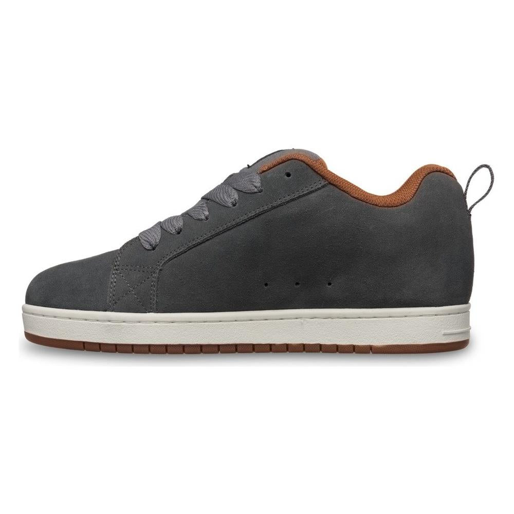 DC Shoe Co Court Graffik Skate Shoes Grey Gum