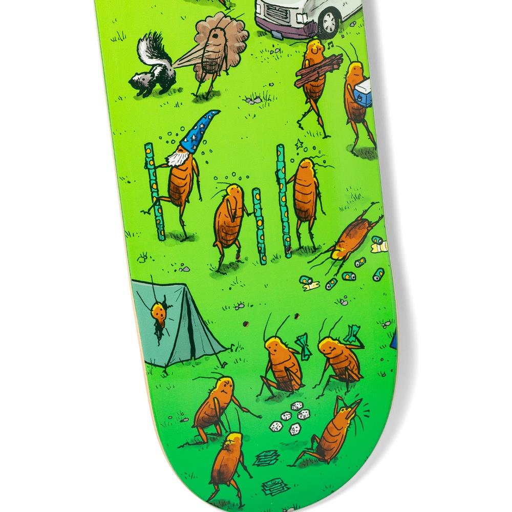 Anti Hero B.A. Roached Out 2 Skateboard Deck Green 8.5"