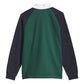 Adidas Skateboarding Tyshawn Rugby Shirt Collegiate Green Legend Ink