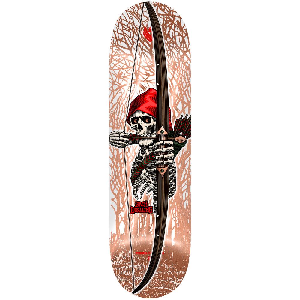 Powell Peralta FLIGHT Zach Doelling Archer Copper Foil Skateboard Deck 8.75"