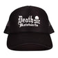 Death Skateboards Old English Trucker Hat Black
