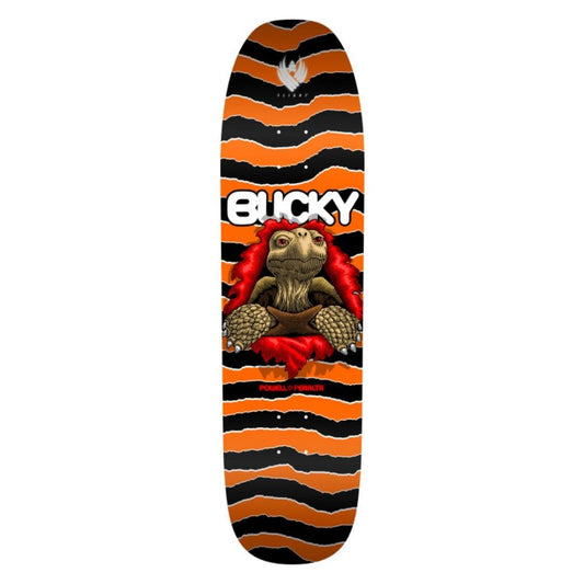 Powell Peralta Flight Skateboard Deck Light Bucky Lasek Tortoise '04' Orange Black 8.62"