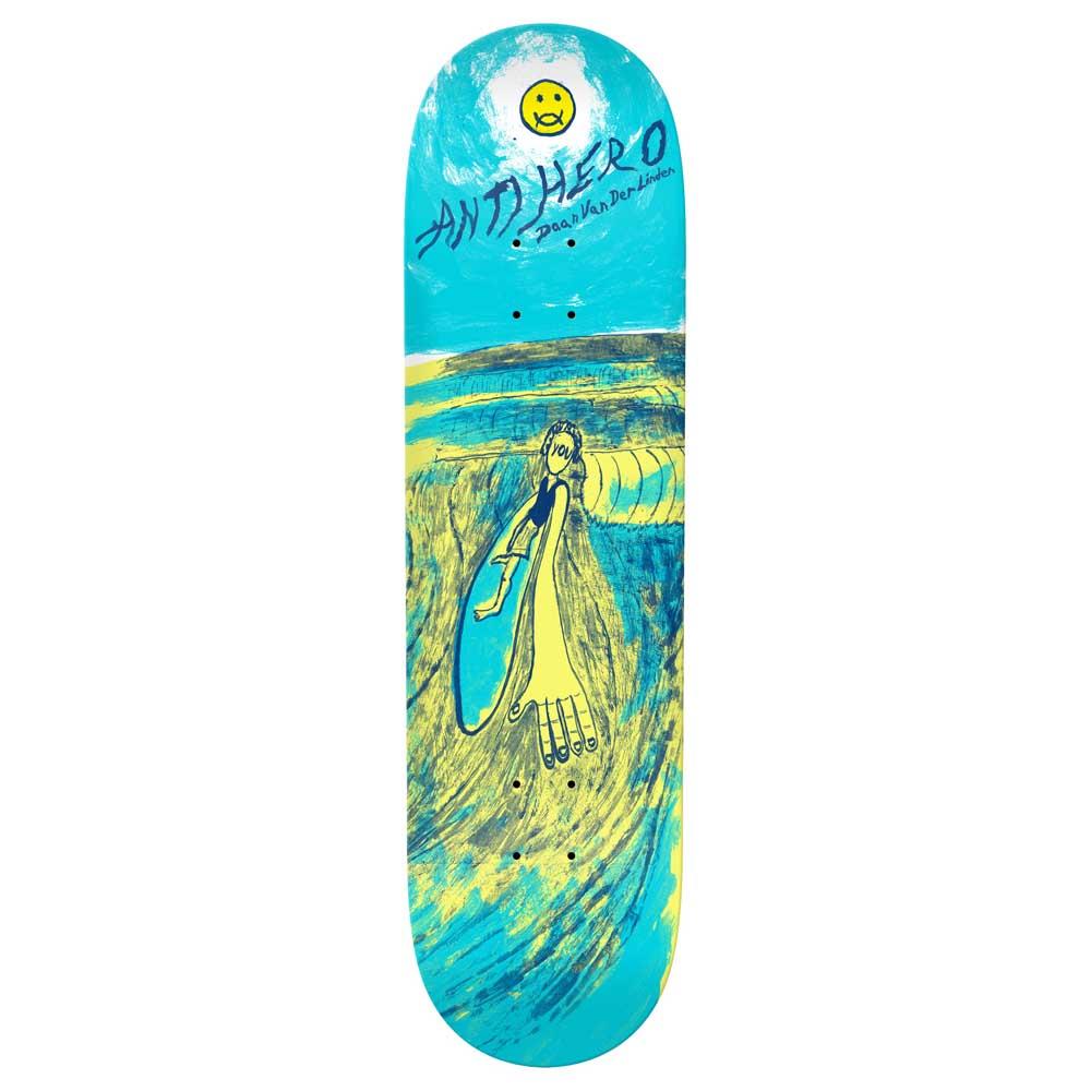 Anti Hero Daan Expressions Skateboard Deck Blue 8.28"