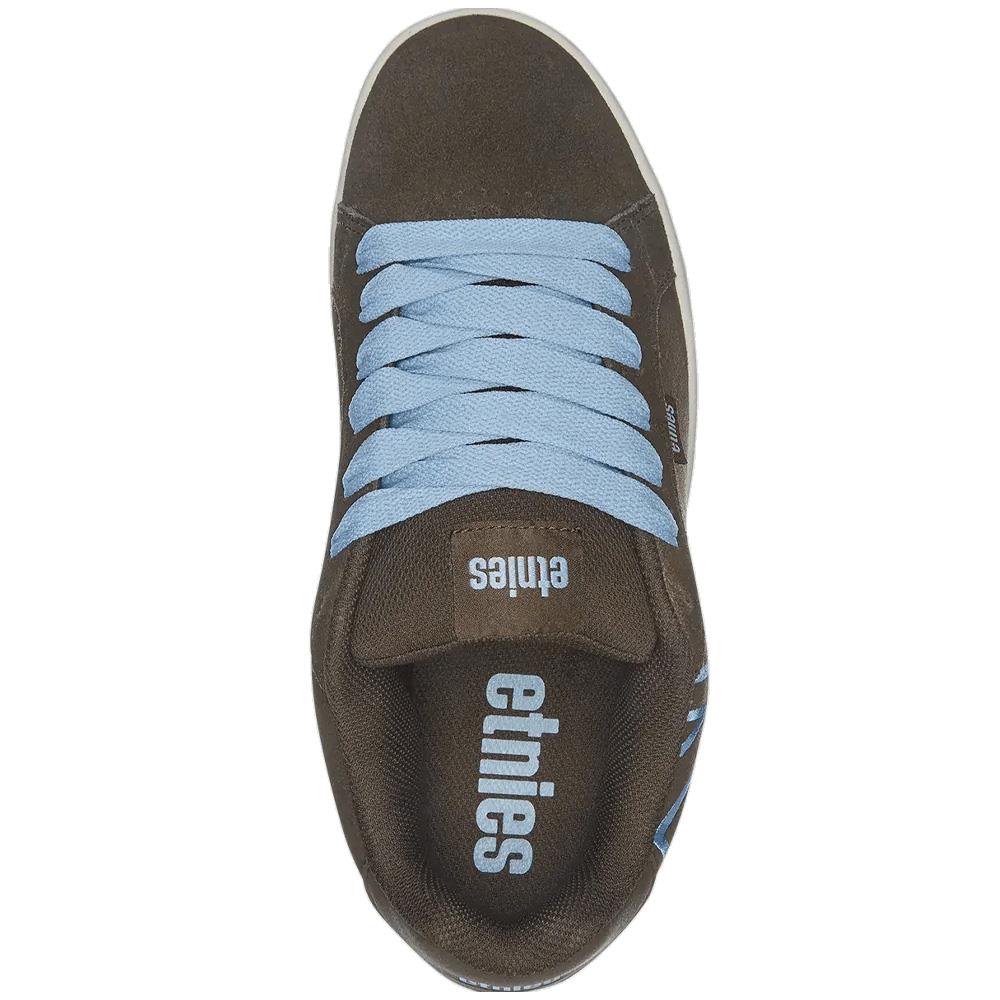 Etnies Fader Brown Blue Skate Shoes